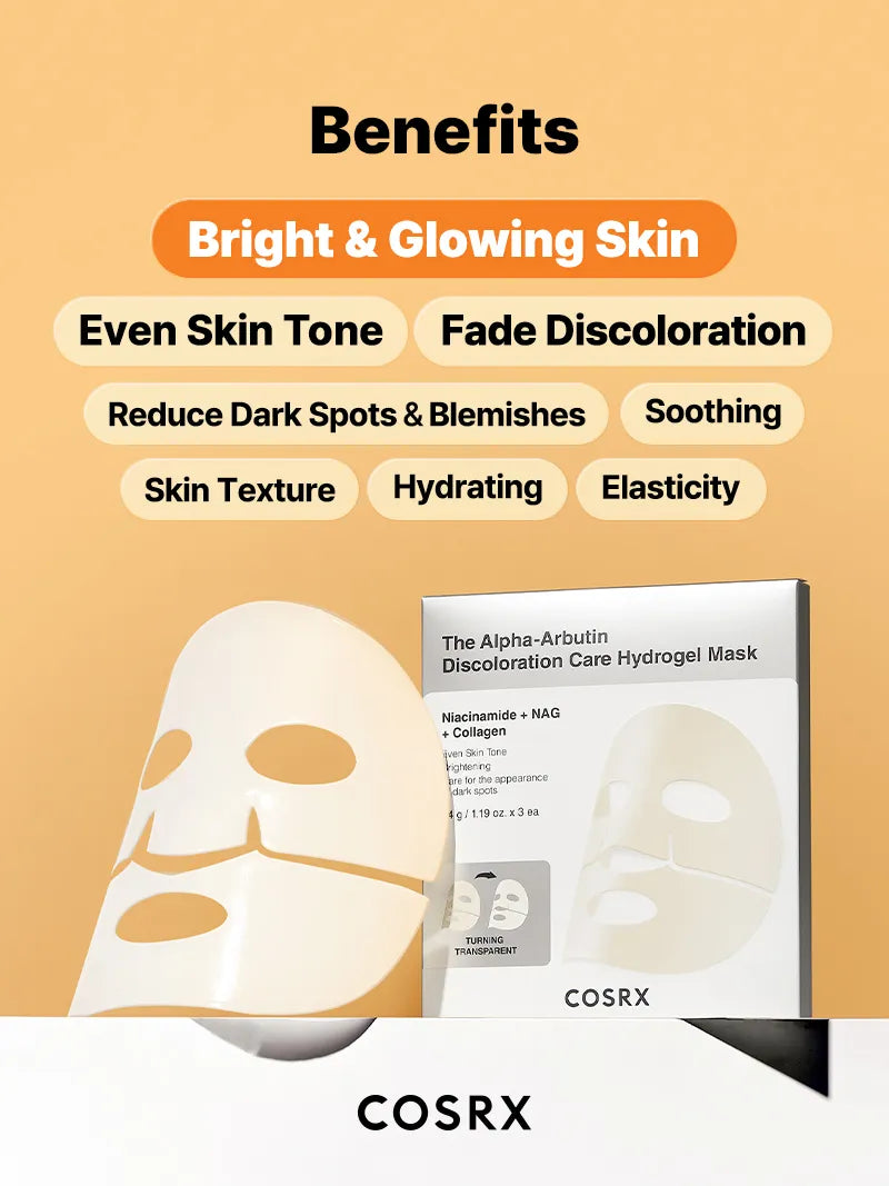 COSRX The Alpha-Arbutin Discoloration Care Hydrogel Mask - Image 4