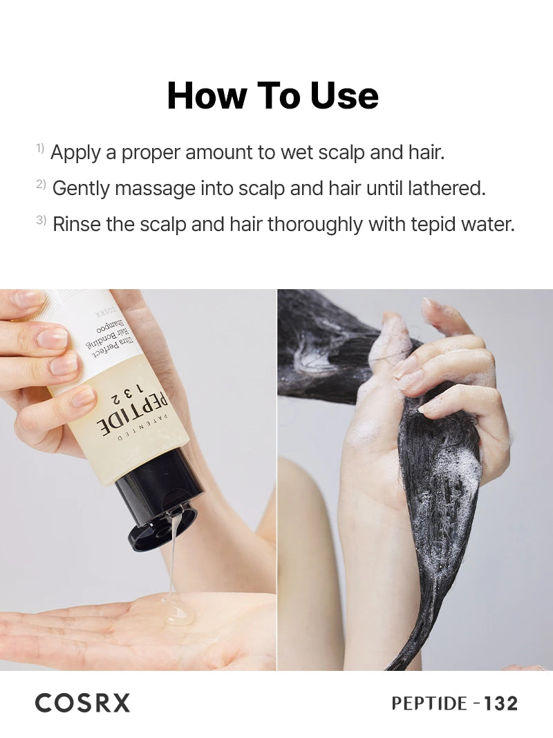 COSRX PEPTIDE-132 Ultra Perfect Hair Bonding Shampoo - Image 9
