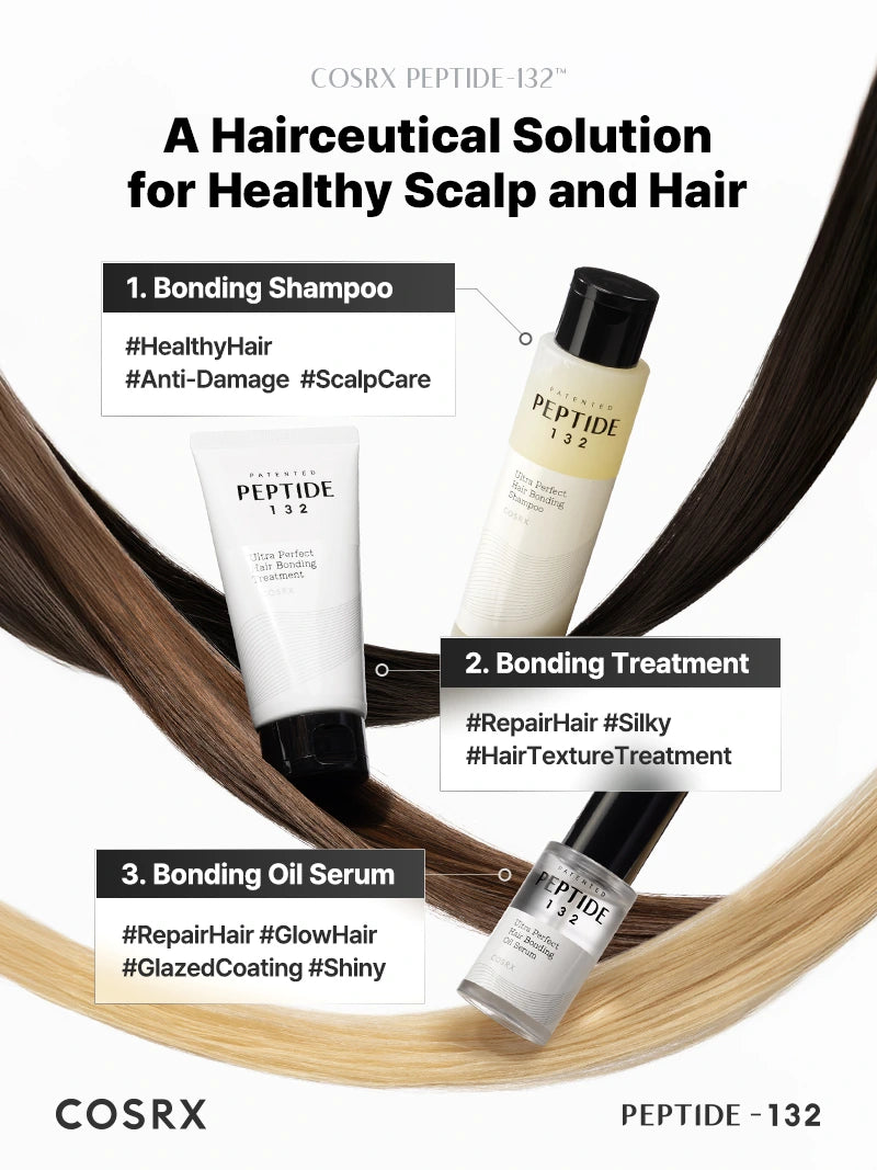 COSRX PEPTIDE-132 Ultra Perfect Hair Bonding Shampoo - Image 11