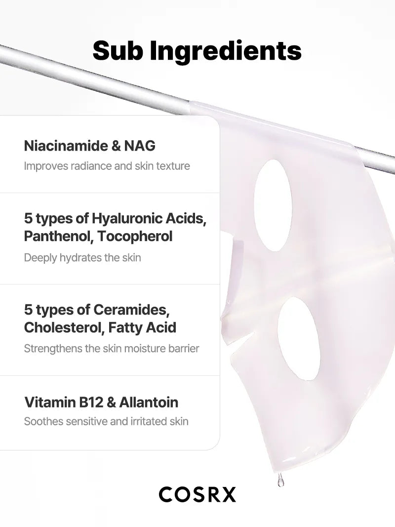 COSRX The Peptide Collagen Lifting Glow Hydrogel Mask - Image 12