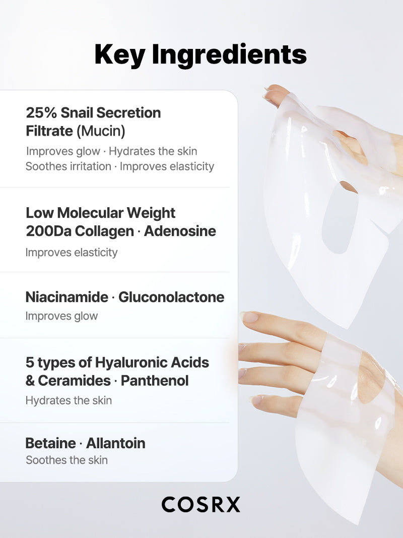 Advanced Snail Mucin Glass Glow Hydrogel Mask - Image 11